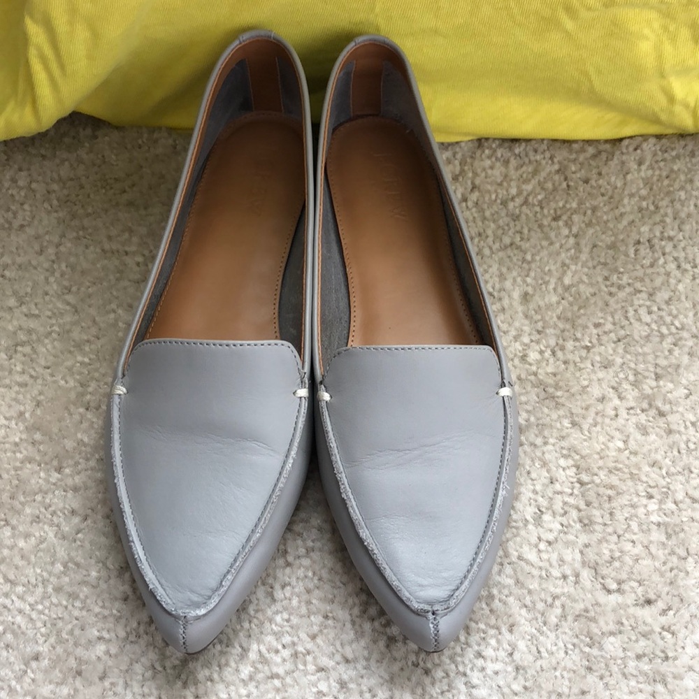 J Crew Edie leather loafers